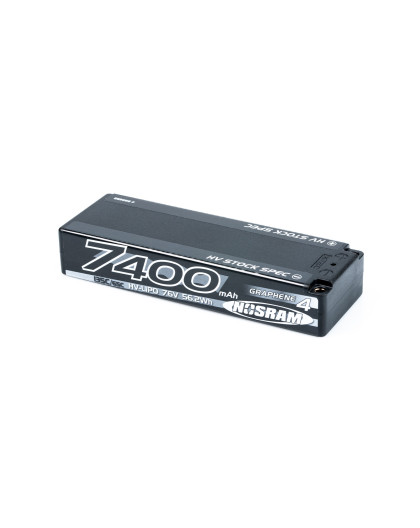 Lipo 7400mah 2S HV Stick Graphene 135C/65C - NOSRAM - 999652