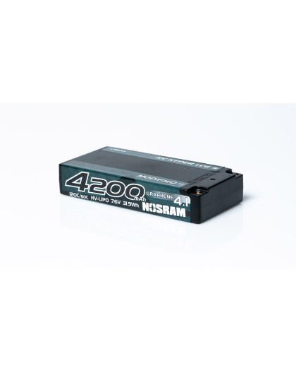 Accu Lipo HLCG 4200mah 2S HV Shorty Graph. 120C/60C - NOSRAM - 999753