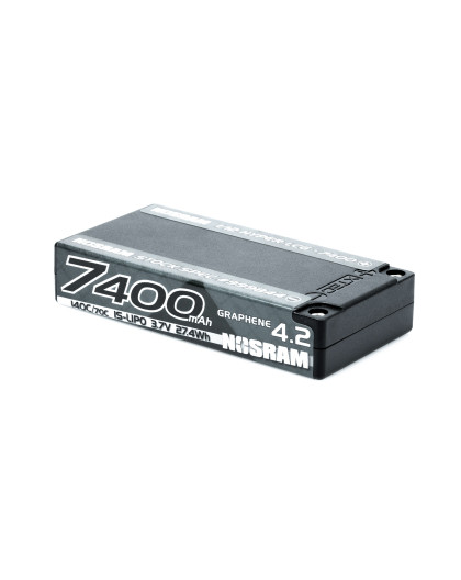 Accu Lipo HLCG 7400mah 1S HV 1/12 Graphene 140C/70C - NOSRAM - 999844