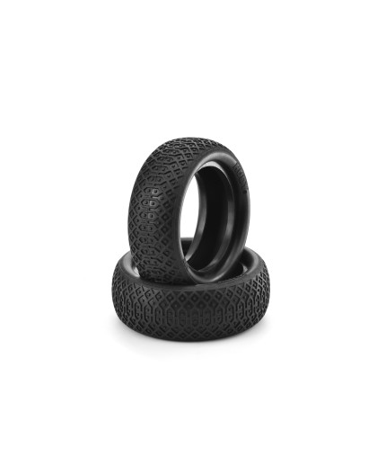 1/10 OFF-ROAD TIRE 2WD FRONT DIRT - 303 - SOFT (2) - HUDY - 812303D-S