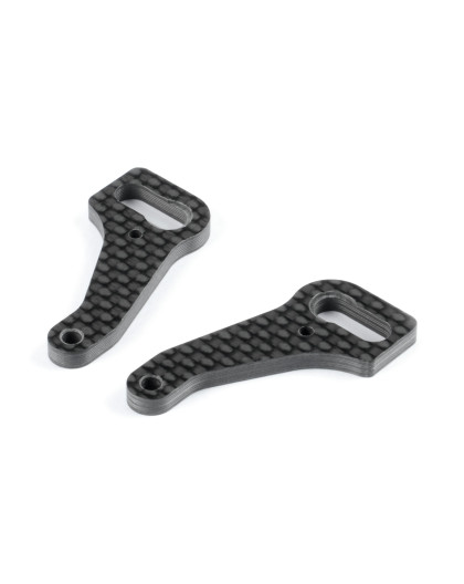 X4 CARBON REAR ARS PLATE (L+R) - XRAY - 303381