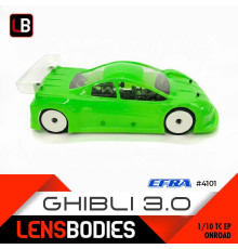 1/10 ONROAD BODY GHIBLI 3.0 LIGHT WEIGHT - HOT RACE