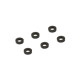 BLACK M3 FLAT WASHER 5.75mm x 1.5mm (6) - CENTRO - C0635-3