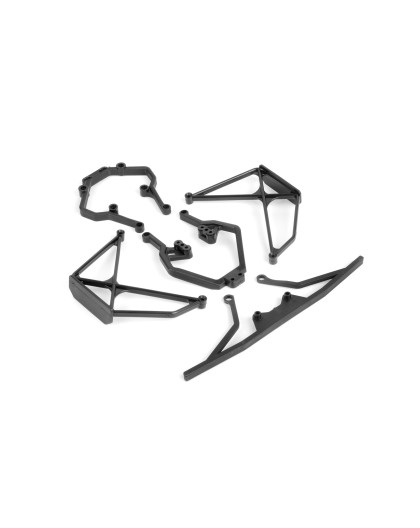 SCX Renforts pare-choc AV/AR + bavettes - XRAY - 321202