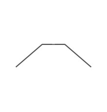 XB2 Barre anti-roulis arrière - Courte - 1.2mm - XRAY - 323492