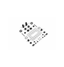 ALU SHOCK ABSORBER-SET - BLACK (2) - XRAY - 338001-K