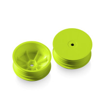 XB4 Jantes AV 12mm jaunes - IFMAR - HARD (2) - XRAY - 369912-Y