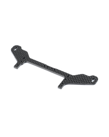 X12 CARBON ADJUSTABLE REAR POD LOWER PLATE - FRONT - XRAY - 371170
