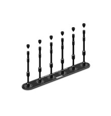 HUDY CARBON TIRE STAND 6x + HARD CASE - 1/12 - HUDY - 105035