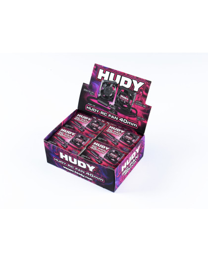 BRUSHLESS FAN 40MM INTERN. SOLDERING TABS SET 12PCS - HUDY - 293113XL