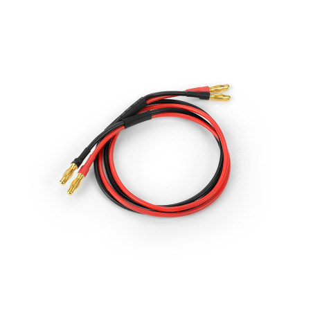 Cable 600mm With 4mm Banana Plugs - HUDY - 104090