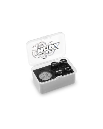 Pieds 10mm pour planche de réglage (4) - HUDY - 108280