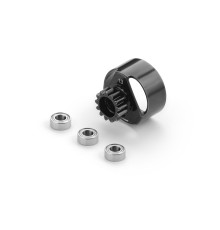 3BB CLUTCH BELL 13T - LIGHTWEIGHT + 3x BALL-BEARING - 358413-L - XRAY