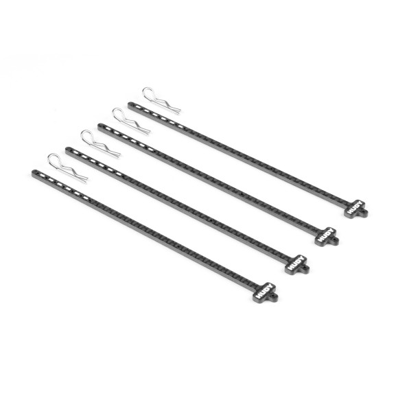 Carbon Tire Stick 1/10 On & Off-Road 4mm Hole (4) - HUDY - 105120
