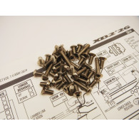 XB2'26 Titanium Hex Socket Screw Set 114 pcs - HIRO SEIKO - 38080