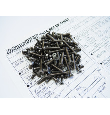 Kit de visserie titane hexagonale MP9 TKI4 - HIRO SEIKO - 48073