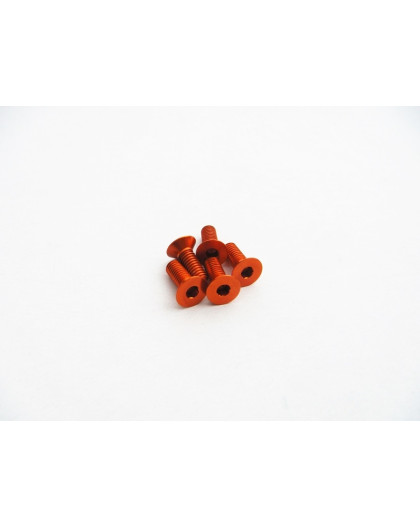  Alloy Hex Socket Flat Head Screw M3x5 [Orange] - 48147 - HIRO SEIKO
