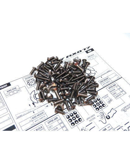  RX8 2017 Titanium Hex Socket Screw Set - 48155 - HIRO SEIKO