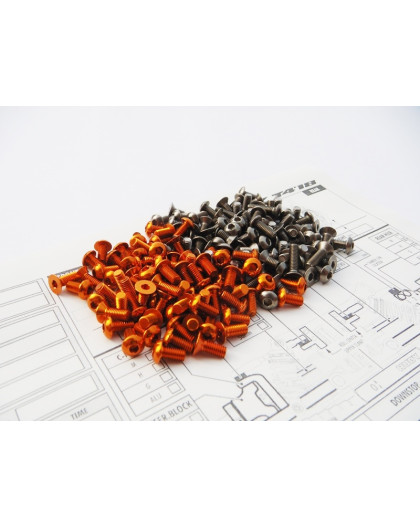  T4'18 Titan/Alloy Hex Socket Screw Set - 48200 - HIRO SEIKO