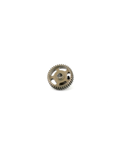  Hard Coated Alum. Pinion Gear (MoS2) DP64-39T - 48283 - HIRO SEIKO
