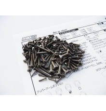 Kit de visserie titane hexagonale MBX8 (180pcs) - HIRO SEIKO - 48304