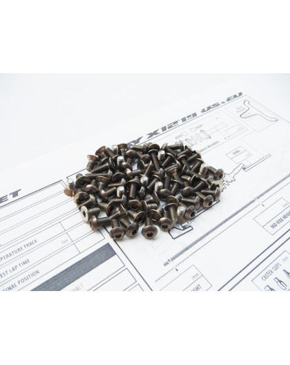 Kit de visserie titane hexagonale X12'19 EU/US - HIRO SEIKO - 48388