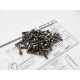  XB4'19 Titanium Hex Socket Screw Set - 48401 - HIRO SEIKO