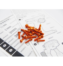  M17 Light Weight Screw Set [Orange] - 48410 - HIRO SEIKO