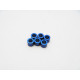  3mm Alloy Spacer Set (5.0t) [Y-Blue] - 48495 - HIRO SEIKO