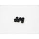  3mm Alloy Spacer Set (5.0t) [Black] - 48497 - HIRO SEIKO