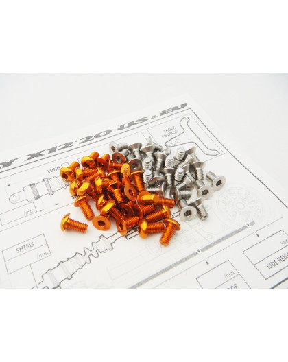  X12'20 EU Low Center of Gravity Screw Set - 48564 - HIRO SEIKO