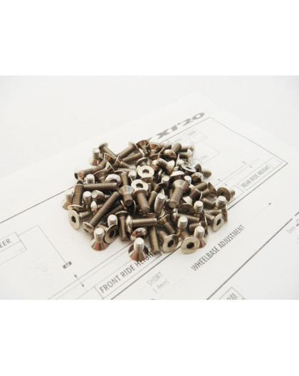 Kit de visserie titane hexagonale X1'20 - HIRO SEIKO - 48595