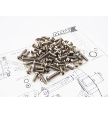 Kit de visserie titane hexagonale MRX6X - HIRO SEIKO - 48605