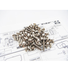 T4F’21 Titanium Hex Socket Screw Set (87pcs) - HIRO SEIKO - 48609