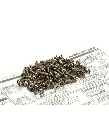 XB2'21 Titanium Hex Socket Screw Set - 48659 - HIRO SEIKO