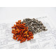 X4 Titan/Alum Hex Socket Screw Set Orange - HIRO SEIKO - 48675