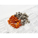 X12'22 Titan/Alum Hex Socket Screw Set Orange - HIRO SEIKO - 48686