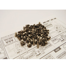 X4'24 Titanium Hex Socket Screw Set 118 pcs - HIRO SEIKO - 48922