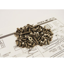 Kit de visserie titane hexagonale XB4C/D'25 - HIRO SEIKO - 48973