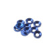  3mm Alloy Countersunk Washer [YOKOMO-Blue] - 69250 - HIRO SEIKO