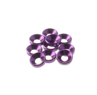  4mm Alloy Countersunk Washer [Purple] - 69257 - HIRO SEIKO