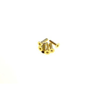  Hex Flat Screw M3x10 [24K_Gold] - 69578 - HIRO SEIKO
