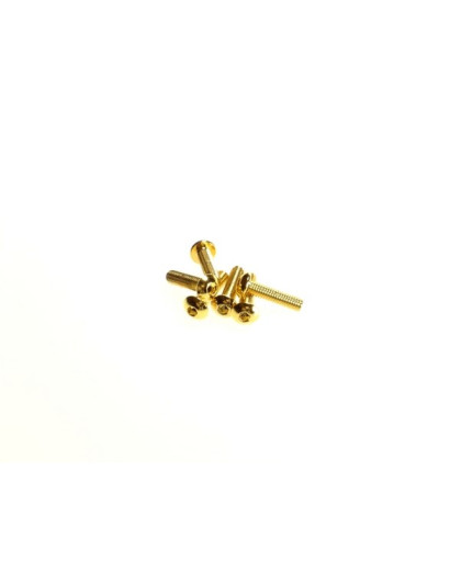  Hex Button Screw M3x20 [24K_Gold] - 69575 - HIRO SEIKO