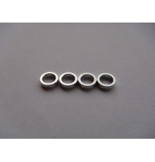  4mm Alloy Spacer (2.0t) [Silver] - 69845 - HIRO SEIKO