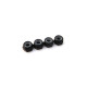  3mm Alloy Nylon Nut (S_Size) [Black] - 69854 - HIRO SEIKO