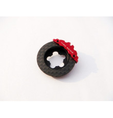 Disque de frein volant de radio carbone - Rouge - HIRO SEIKO - 69962