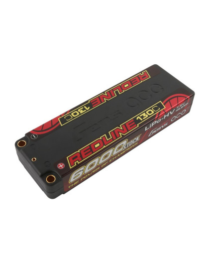 Lipo 2S 6000mah 7.6V HV 130C Stick PK5 - GENS ACE - GA60002S13L5