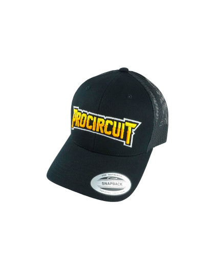 Casquette Procircuit Trucker noire - PROCIRCUIT - PC0013