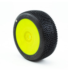 HOT DICE v2 BUGGY C1 (SUPER SOFT) PRE-MOUNTED YELLOW (2pcs.) - PCY200