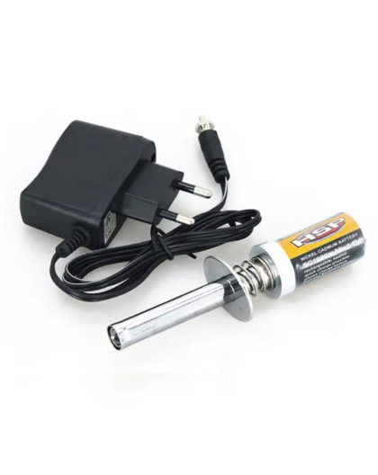 glow starter w/ 1800mah battery & charger - RC PARTS - RC11105